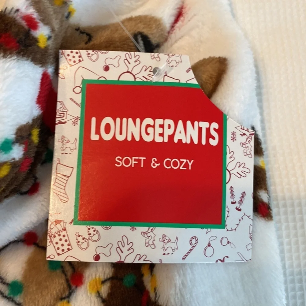 Lounge pants pajamas pants Soft & Cozy Christmas Deer size S
